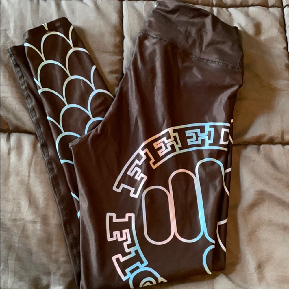 Feed Me Fight Me Mermaid Leggings. Size L